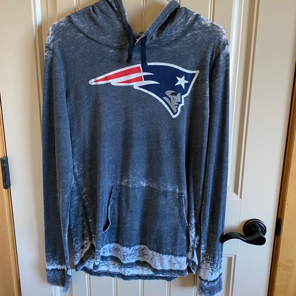 Patriots dark grey long sleeve.  Size medium.